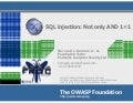 SQL injection: Not only AND 1=1