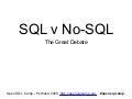 SQL v No SQL
