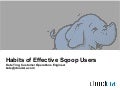 Habits of Effective Sqoop Users