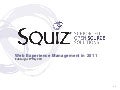 Squiz - Trends in Web Experience Management