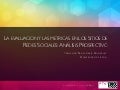 La evaluación y las métricas en los Sitios de Redes Sociales