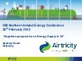 CBI NI energy conference: Andrew Greer