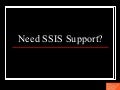 SSIS (SQL Server Integration Service) Development