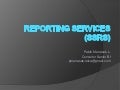 Reporting Services