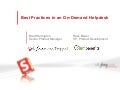 Best Practices for the Service Cloud