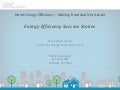 Home Energy Efficiency – Moving from Audit to Action