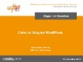 Créer un blog sur WordPress