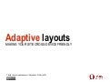 Adaptive layouts - standards>next Manchester 23.03.2011