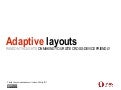 Adaptive Layouts - standards>next London 28.05.2011