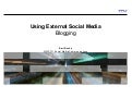 Start blogging, comment first