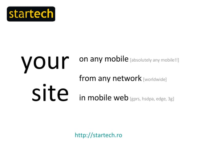 Star Tech - Your Site On Any Mobile