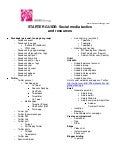 Starter guide social media tactics and resources