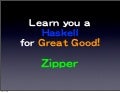 Start haskell zipper