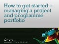 Starting a portfolio