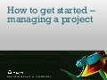Starting a project