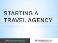 Starting a Travel Agency