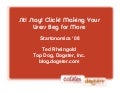 Sit Stay Click! Making Users Beg for More (Ted Rheingold, Startonomics SF 2008)