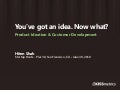 Product Ideation and Customer Development