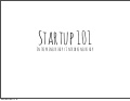 Startup 101