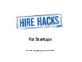 Startup Hiring