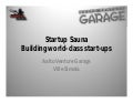 BeWise loeng TLÜs Startup Sauna