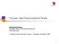 Start-up: Trouver des financements privés