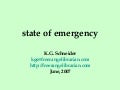 State of Emergency
