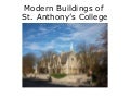 The Modern Buildings of St Athony&rsquo;s College   