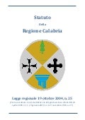 Statuto Regione Calabria (vigente)