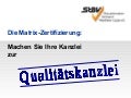 StBV Matrix-Zertifizierung