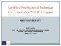 STC CPTC Certification