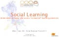 Comprendere, realizzare e valutare processi di apprendimento connessi - Social Learning al Social Business Forum 2011
