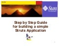 Step by Step Guide for building a simple Struts Application
