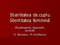 Sterilitatea feminina.aprilie 2011