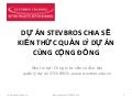 Stevbros phần 10 hành trang thi pmp và capm