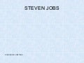 Steven jobs