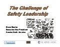 The Challenge of Safety Leadership - Steve Skarke, Kaneka Texas Corporation
