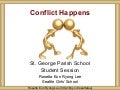St. George Parish School Student Session on Conflict