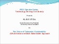 The Future of Telecenter Sustainability: A Multi-Sector and Multi-Stakeholder Approach