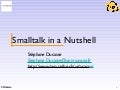 5 - OOP - Smalltalk in a Nutshell (a)