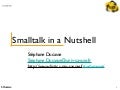 5 - OOP - Smalltalk in a Nutshell (b)