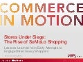 Stores Under Siege: The Rise of the SoMoLo Shopper