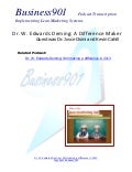 Stories about Dr. W. Edwards Deming