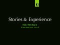 Stories and Experience (TEDx Newcastle)