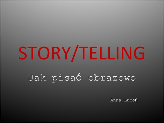 Blog Forum Gdańsk 2012 | Storytelli...