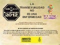 Transpasemos las Barreras 2009 La transexualidad no es una Enfermedad