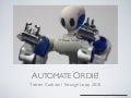 Automate or Die
