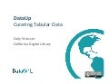 DataUp: An overview for the DataONE Users Group