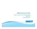 Real World Machine Learning at Orbitz, Strata 2011