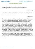 Strategic Analysis of Second Generation Bio-feedstock